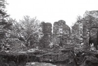 Сочи - Лоо. Руины византийского храма, 1988