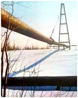 Красноярский край - Ветка таймырского газопровода. Идёт газ в Норильск