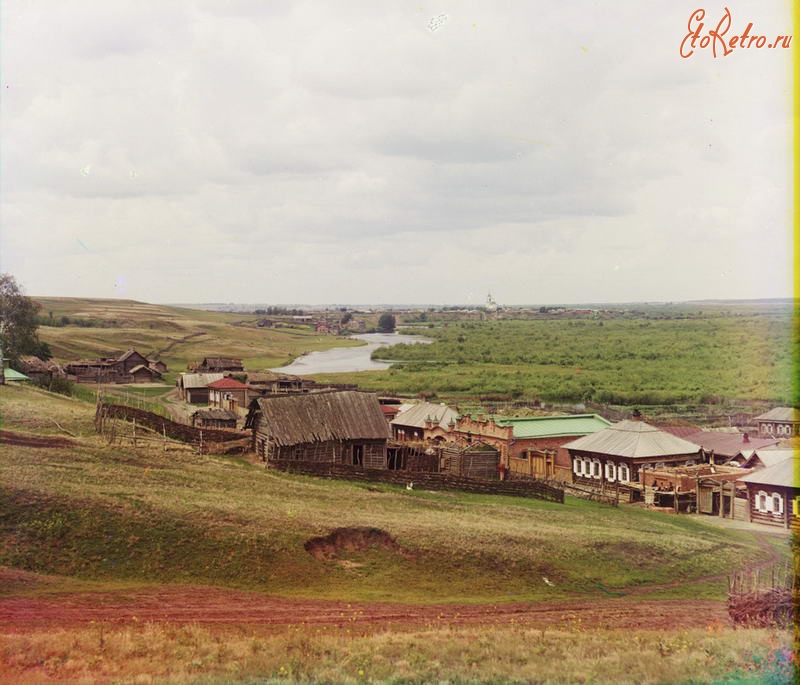 Шадринск - Начало XX века. Долина Исети около Шадринска