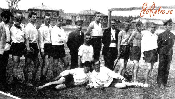 Шадринск - Первые спортсмены Шадринска. 1921 год.