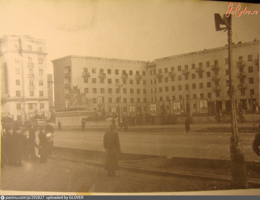 Мурманск - Проспект Сталина. 1955—1957, Россия, Мурманская область, Мурманск