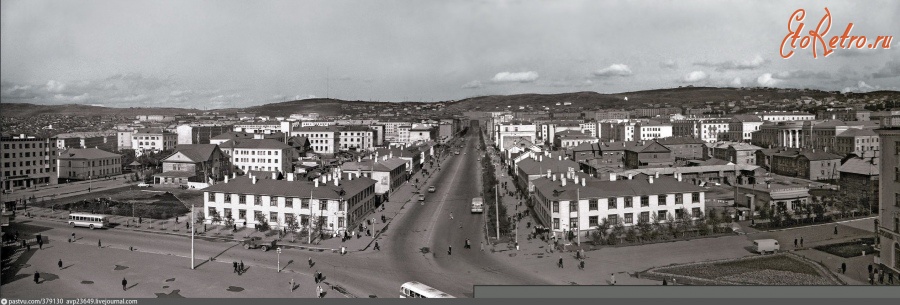 Мурманск - Площадь Пять углов 1963—1965, Россия, Мурманская область, Мурманск