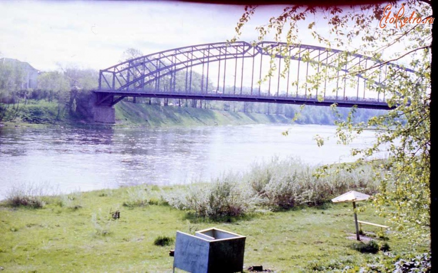Боровичи - Боровичи у моста 1985 год.