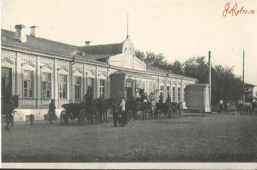 Сергиев  Посад - Железнодорожный вокзал станции Троице-Сергиево (Сергиев Посад) около  1910 года