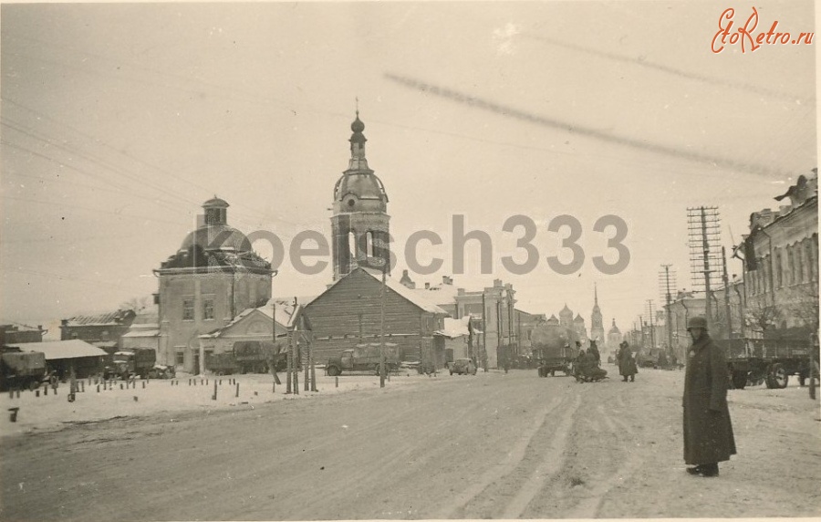 Болхов - Храм Вознесения Господня в Болхове во время немецкой оккупации 1941-1943 гг.