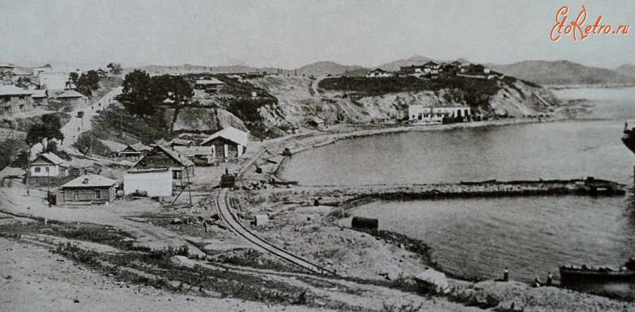 Находка - Улица Деловая (Портовая) и порт-пункт Находка, 1938 год