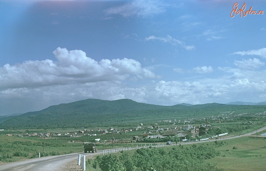 Арсеньев - Вьезд в город Арсеньев 1955 года