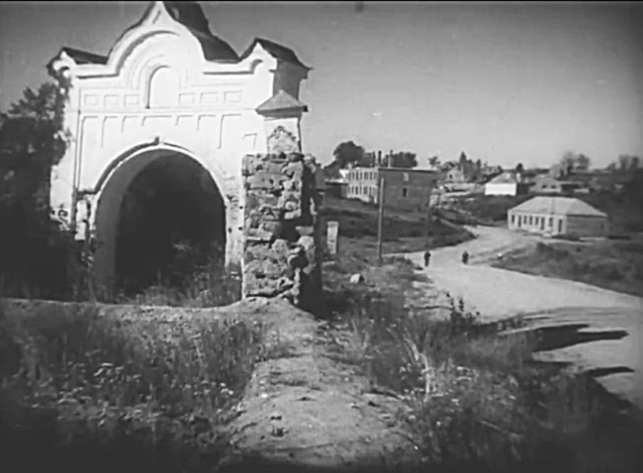 Пушкинские Горы - Пушкинские Горы сразу после освобождения. 1944