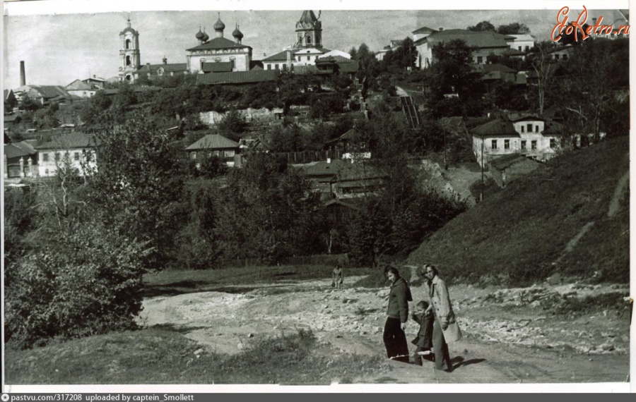 Касимов - Вид на город и Успенский овраг с татарской стороны