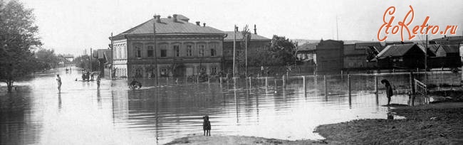 Энгельс - Вторая городская больница в наводнение 1926 г.