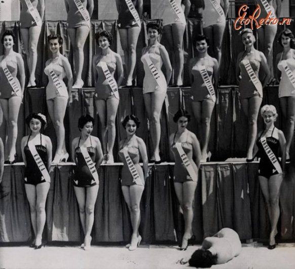 Разное - Конкурс Мисс Вселенная 1954г.,Лонг-Бич,Калифорния,США