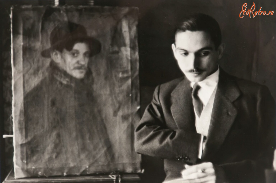 Разное - Портрет племянника Пикассо с портретом Пикассо