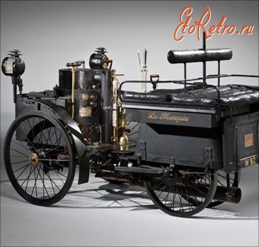 Ретро автомобили - Самый старый действующий автомобиль в мире - De Dion Bouton Et Trepardoux Dos-A-Dos Steam Runabout, 1884 года выпуска -