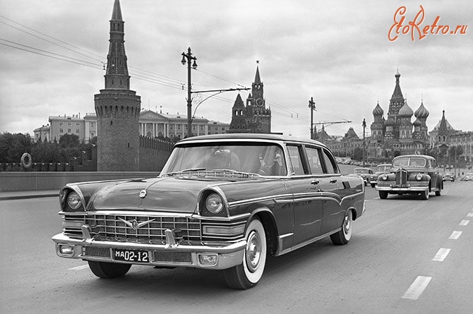 Ретро автомобили - Автомобили советских руководителей. «ЗИЛ- 111»
