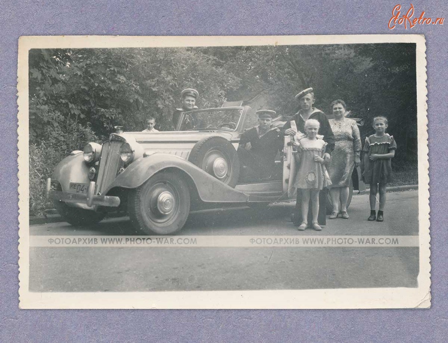 Ретро автомобили - Автомобиль на фото: Horch 830BK (1934г).