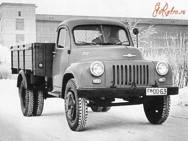 Ретро автомобили - Экспериментальный грузовой автомобиль ГАЗ-56