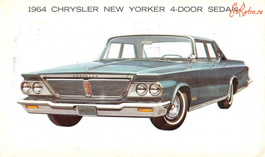 Ретро автомобили - Крайслер Нью-Йоркер 4-дверный Седан 1964
