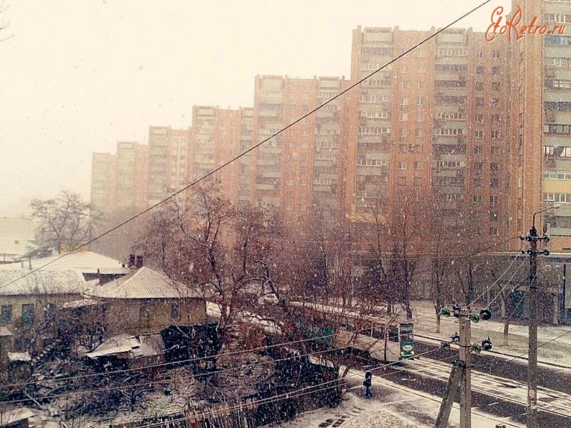 Луганск - Снег,снег,снег.