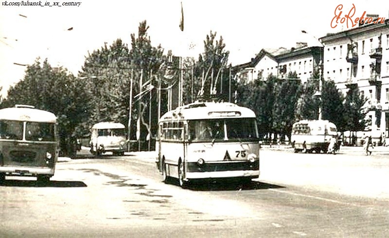 Луганск - Троллейбус ЛАЗ-695Э