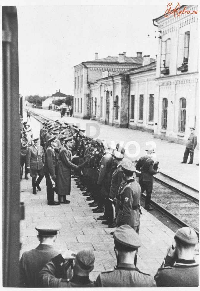 Ровно - Визит рейхсляйтера, рейхсминистра Альфреда Розенберга в Ровно, июнь 1942 г.