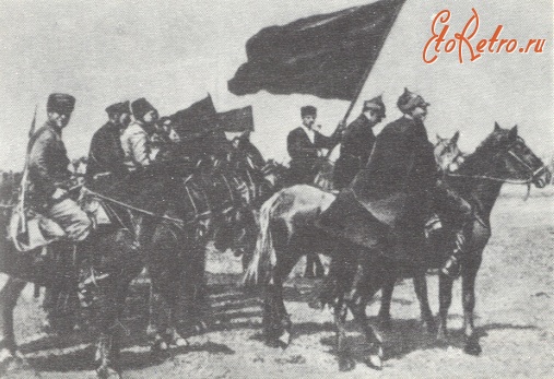 Житомир - Бойцы 1-ой Конной армии  во время перехода на польский фронт.