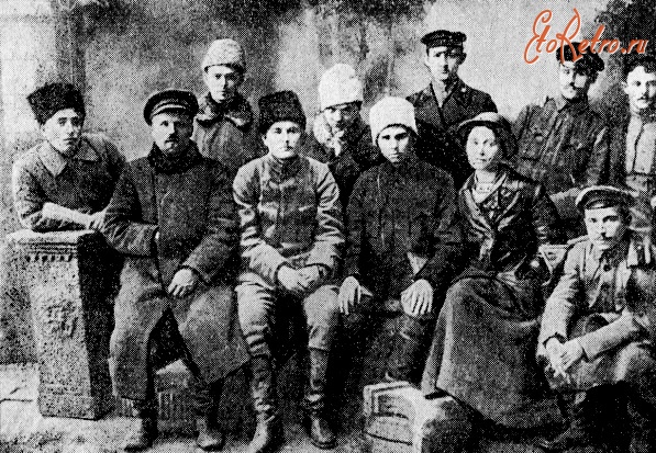 Житомир - Група членів першого Волинського губревкому.
