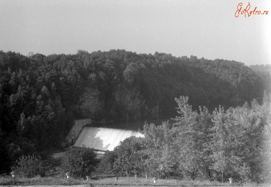 Житомир - Вид на плотину от Монумента Славы Украина,  Житомирская область,  Житомир
