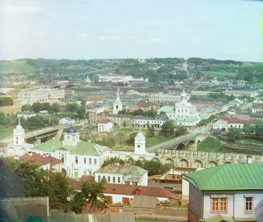 Смоленск - Смоленск Общий вид северной части с колокольни