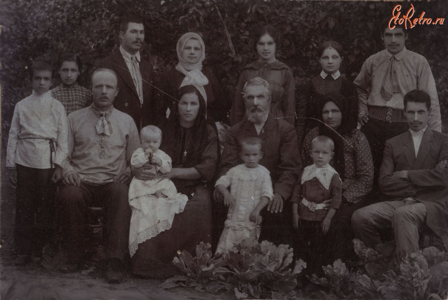 Украина - Семейное фото 2х семей Ярового и Ключко