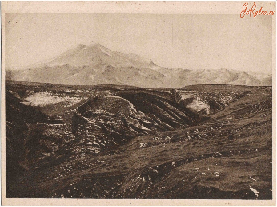 Кисловодск - Вид на Эльбрус с Бичасынского плоскогорья