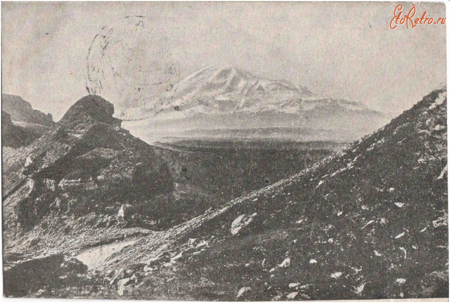 Кисловодск - Вид на гору Эльбрус с Бермамыта