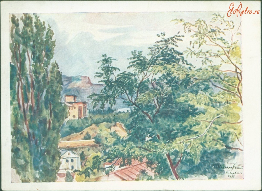 Кисловодск - Вид на дом Реброва, описанный в романе 