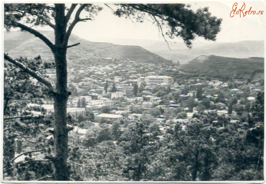 Кисловодск - Вид с Сосновой горки, 1960-е годы