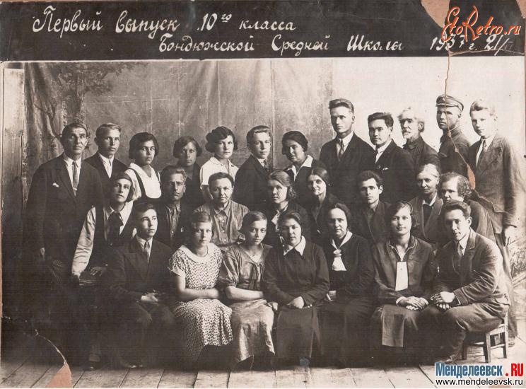 Школа 1937 года. Старая фотография средней школы 1937. Старые фотографии Менделеевска. Бондюжская школа.