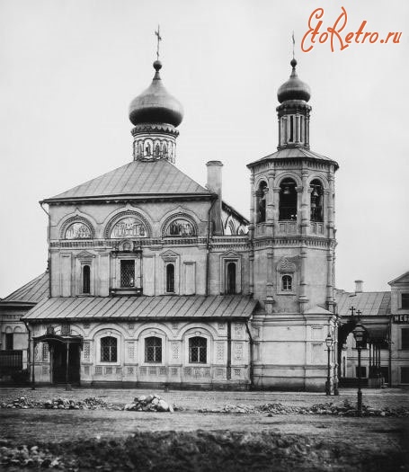 Москва - Храм Всех Святых в 1884 году