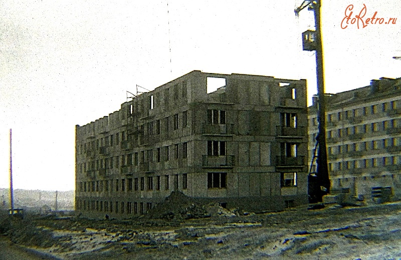 Москва - Строительство хрущёвки в 74 квартале Верхних Мнёвников