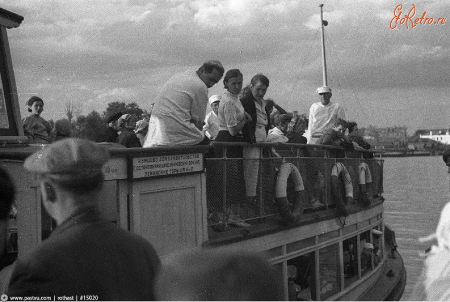 Москва - На пристани 1939, Россия, Москва, ЮЗАО, Гагаринский