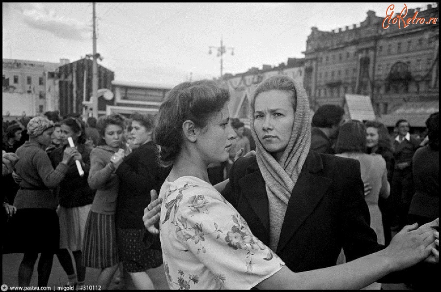 Москва - Танцы на Пушкинской площади 1947, Россия, Москва,