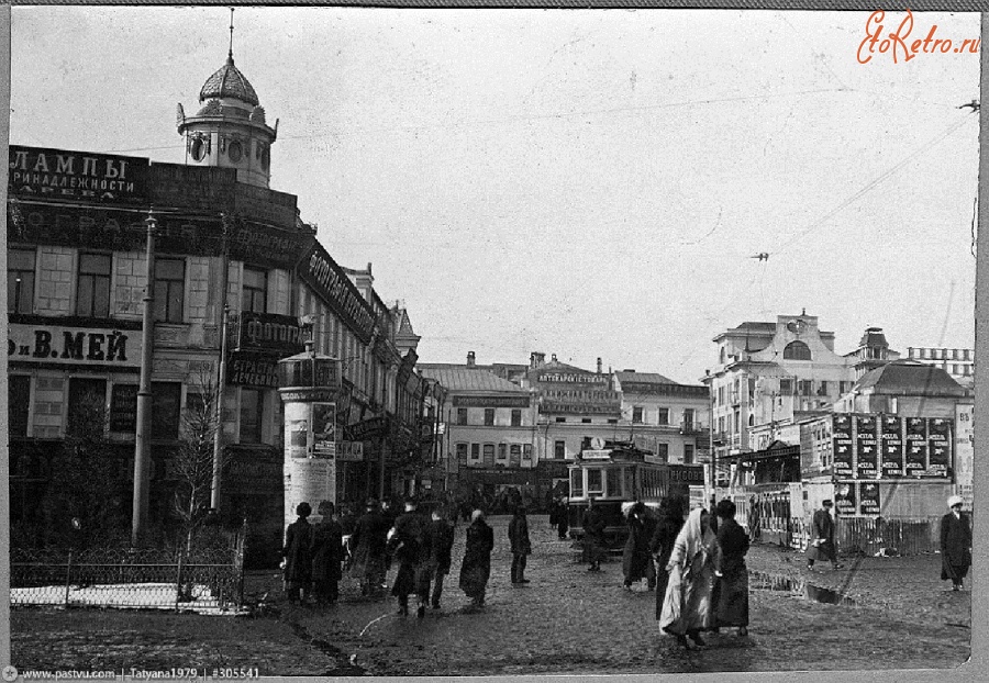 Москва - Страстная площадь 1911, Россия, Москва,