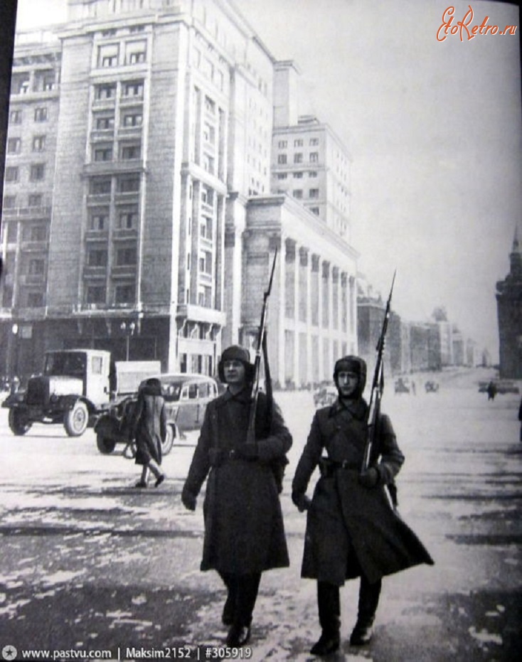 Москва - Патруль в годы ВОВ 1942, Россия, Москва,