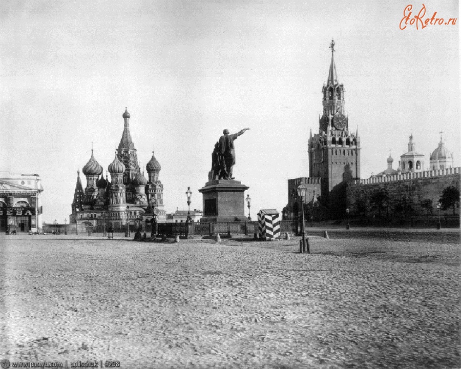 Москва - Памятник Минину и Пожарскому 1884, Россия, Москва,