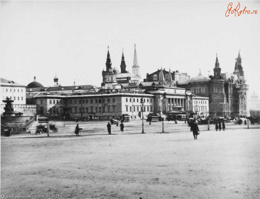 Москва - Здание присутственных мест на Воскресенской площади 1888, Россия, Москва,