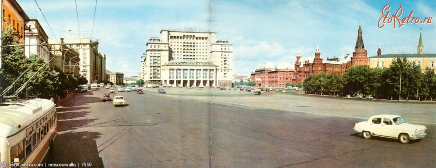 Москва - Манежная площадь 1965—1966, Россия, Москва,