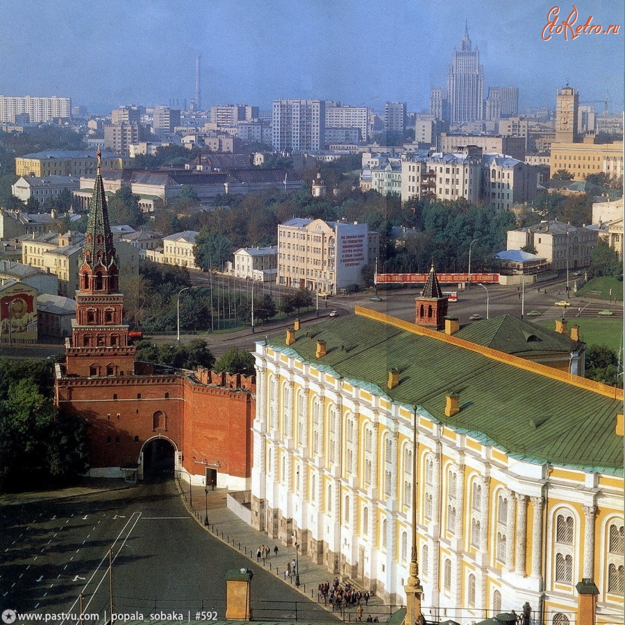 Москва - Панорама Москвы 1980—1990, Россия, Москва,