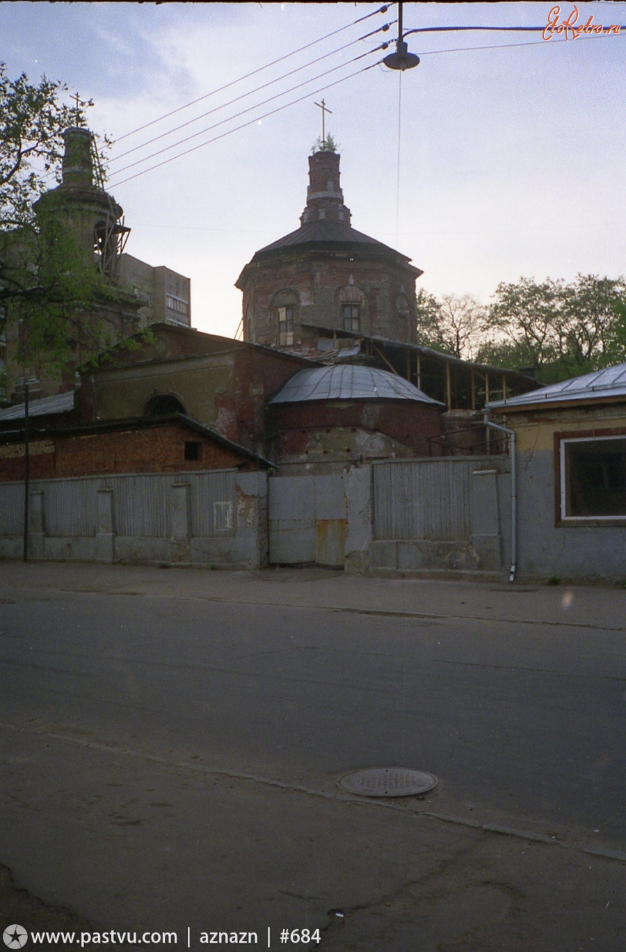 Москва - Храм Тихвинской Богоматери в Сущеве 1995, Россия, Москва,