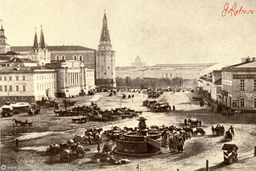 Москва - Воскресенская (Революции) площадь 1870—1875, Россия, Москва,