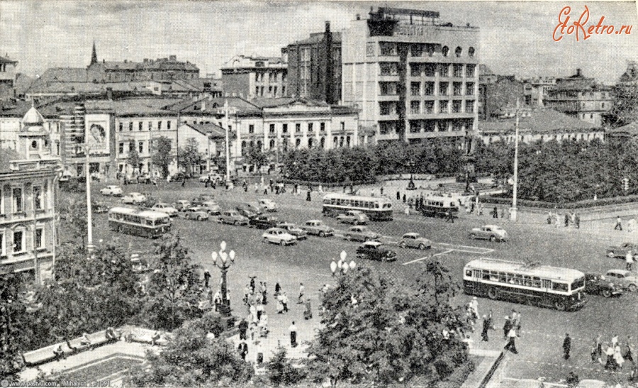 Москва - Пушкинская площадь 1957, Россия, Москва