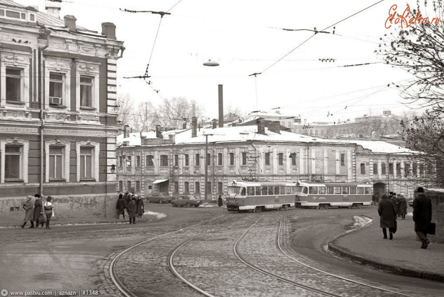 Москва - Угол улиц: Палихи и Тихвинской 1975—1980, Россия, Москва,