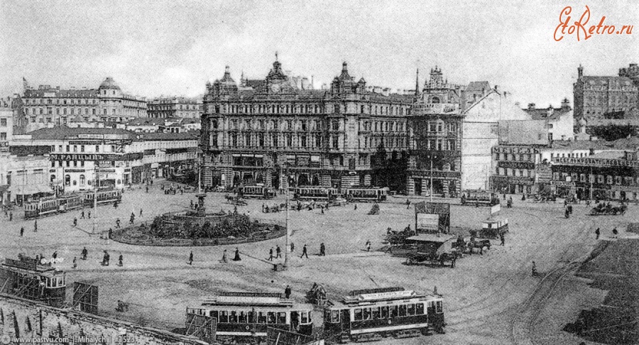 Москва - Лубянская площадь 1912, Россия, Москва,