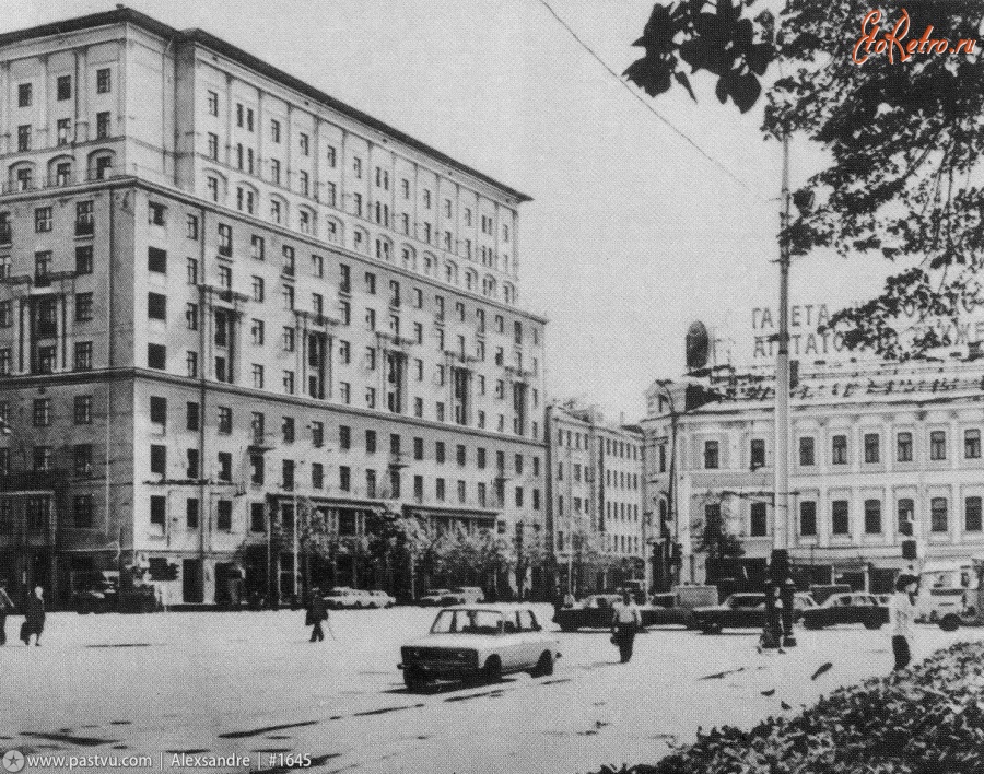 Москва - Улица Горького (Тверская) 1980, Россия, Москва,